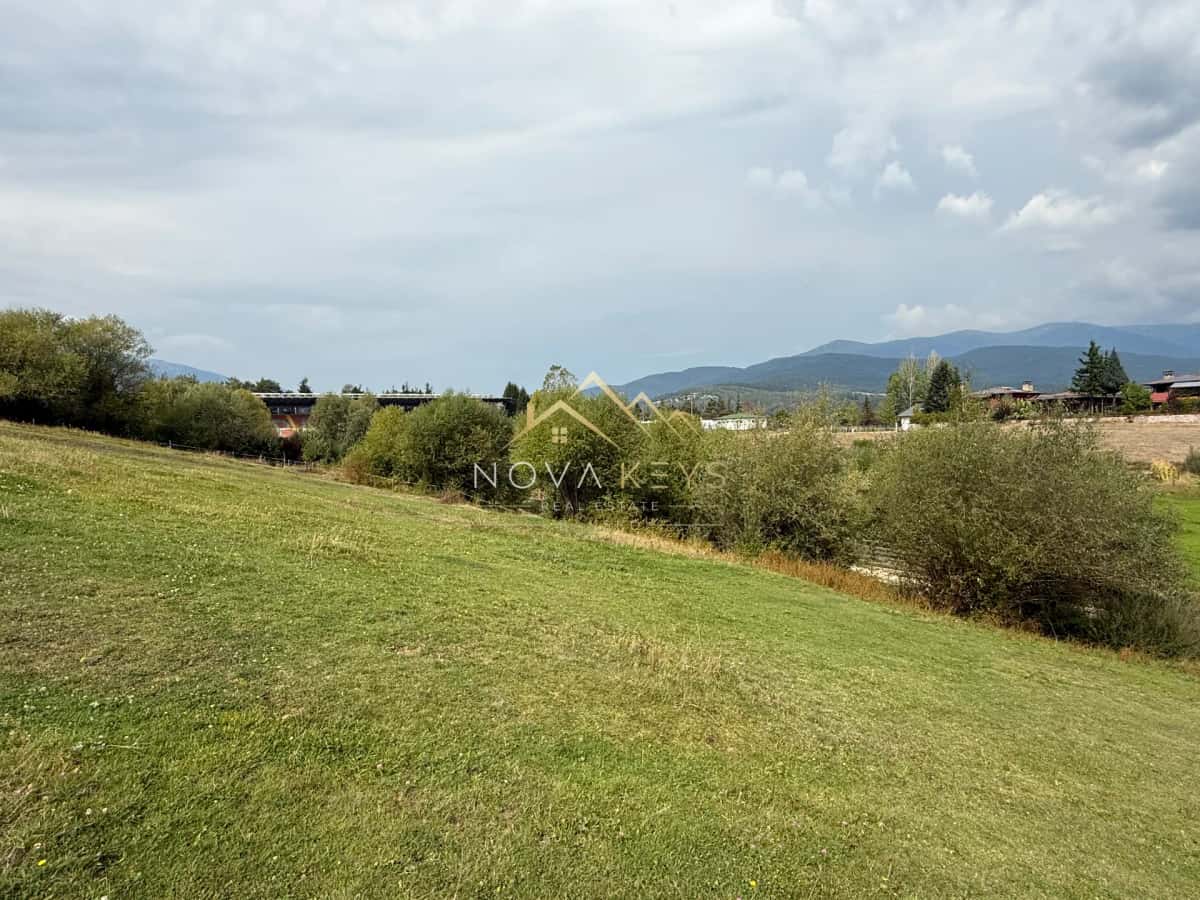 grassy field with mountains and trees, plot for sale in Razlog.