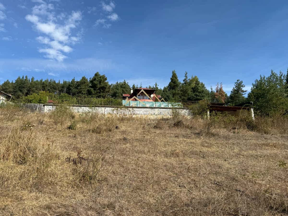 Празен тревист парцел с къща и дървета, земеделска земя за продажба в Разлог.